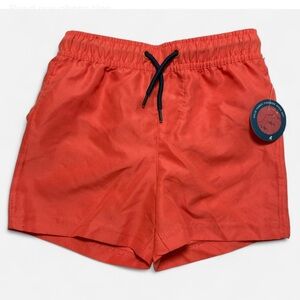 Caribbean Joe Vibrant Orange Color Changing Swim Trunks